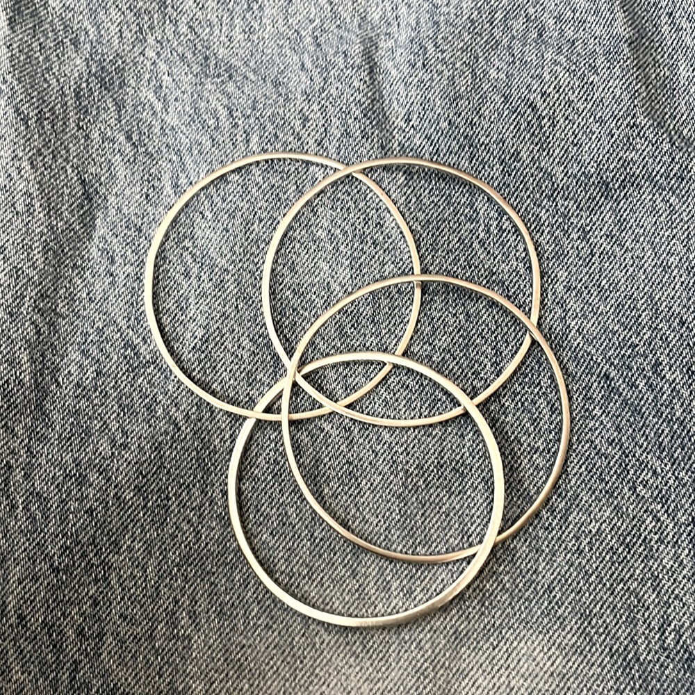 Pianegonda Stacking Silver Bangle Bracelet
